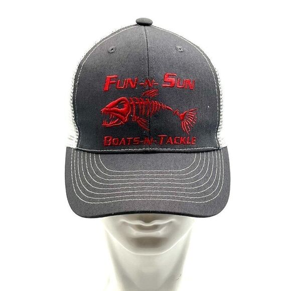 FUN-N-SUN    BOOTS-N-TACKLE Hat - Picture 1 of 7